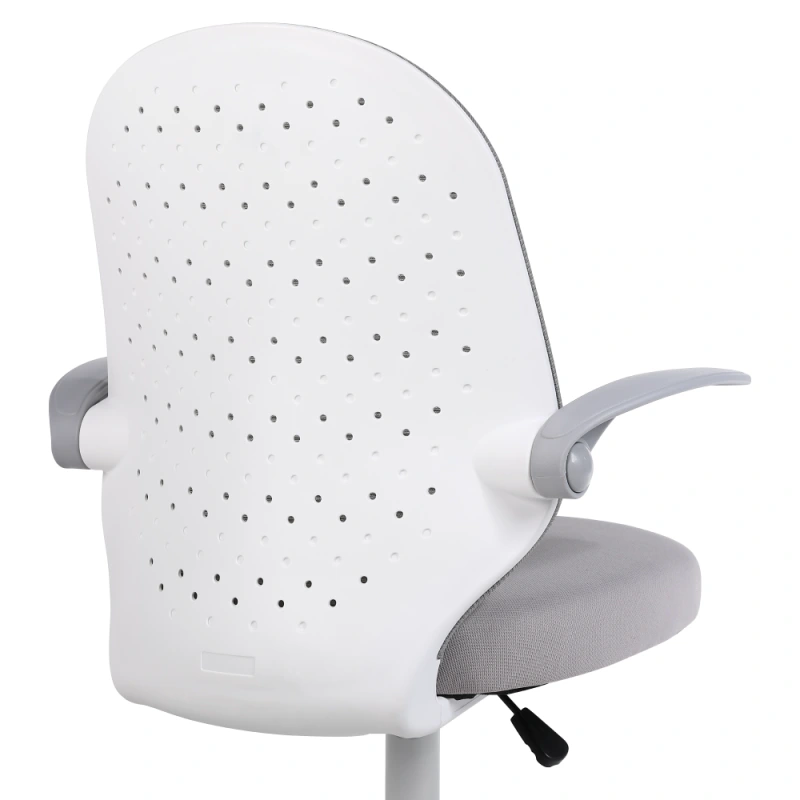 Kancelárske kreslo, sivá/biela, PASTURA 8