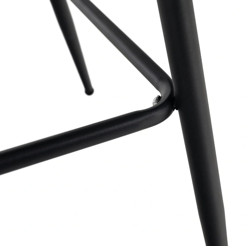 Barová stolička, biela/čierna, SANAKO TYP 2 8