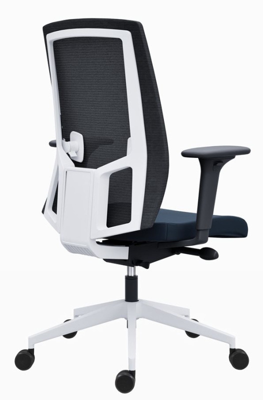Kancelárska stolička 2900 SYN SL LAPEL BLACK WHITE čalúnenie BONDAI VISUAL 3