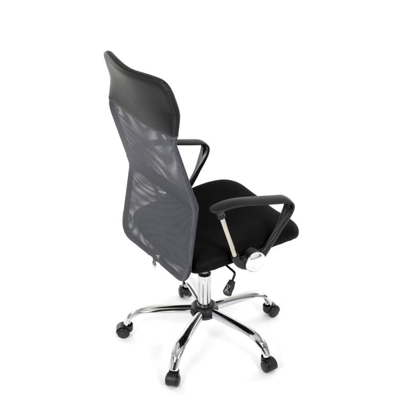 Kancelářská židle, houpací mechanismus, šedá síťovina, KA-E305 GREY 11