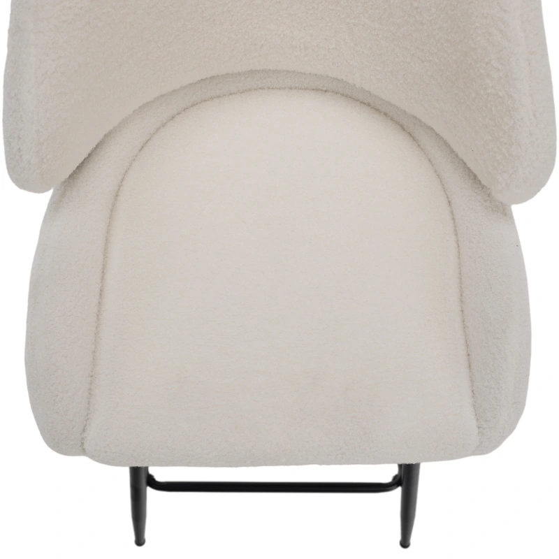 Barová stolička, biela/čierna, SANAKO TYP 2 3