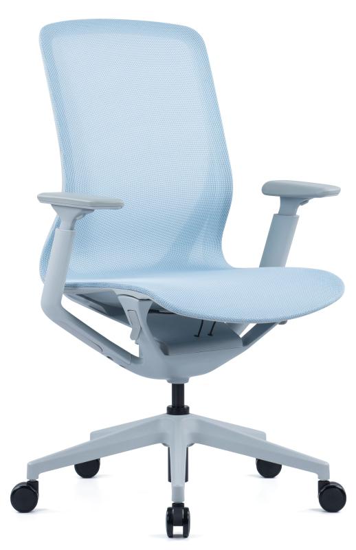 OFFICE MORE Kancelárska stolička C-BON LIGHT BLUE modrá