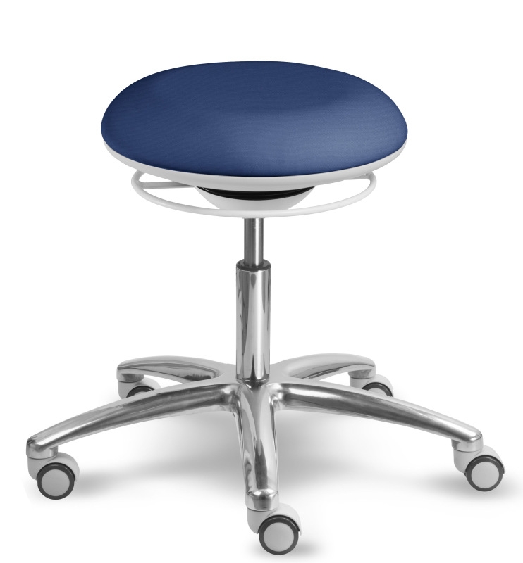 Balančná zdravotnícka stolička 1259 G DENT čalúnenie KOŽENKA Silvertex, Mediflex 5