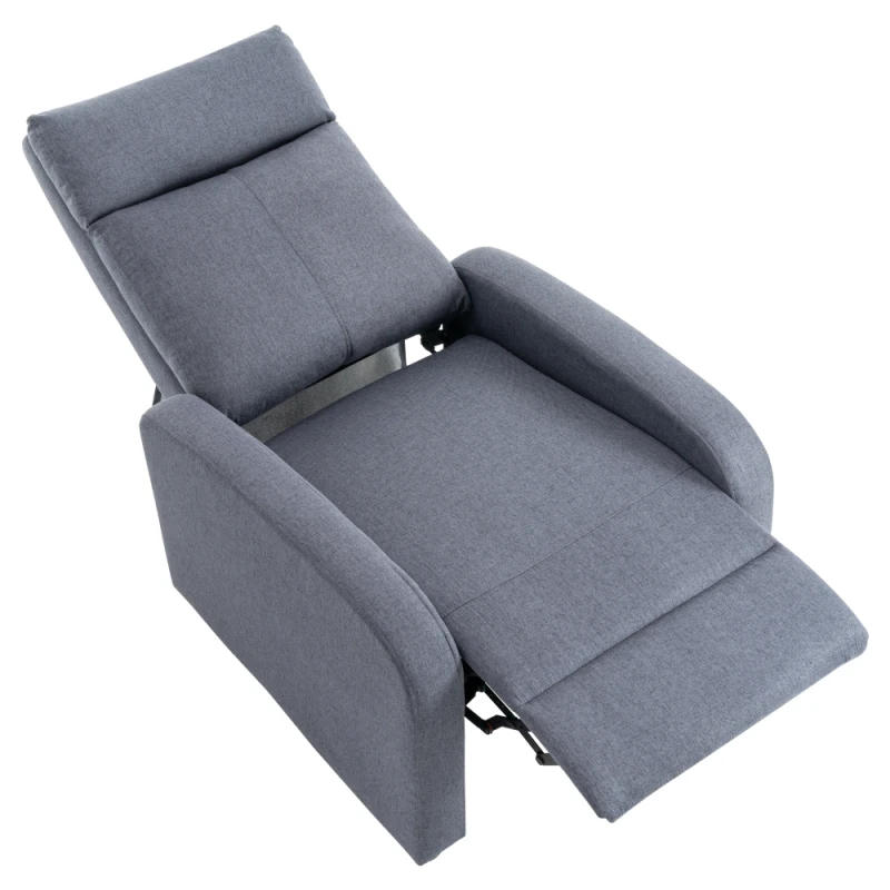 Relaxačné kreslo, sivá, KRESO NEW 1