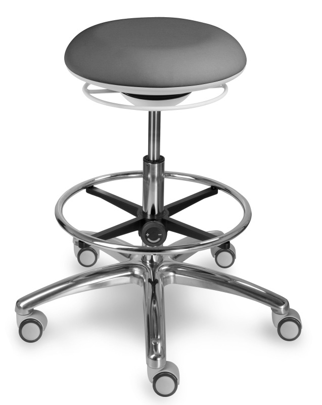 Balančná zdravotnícka stolička 1259 G DENT čalúnenie KOŽENKA Silvertex, Mediflex 2