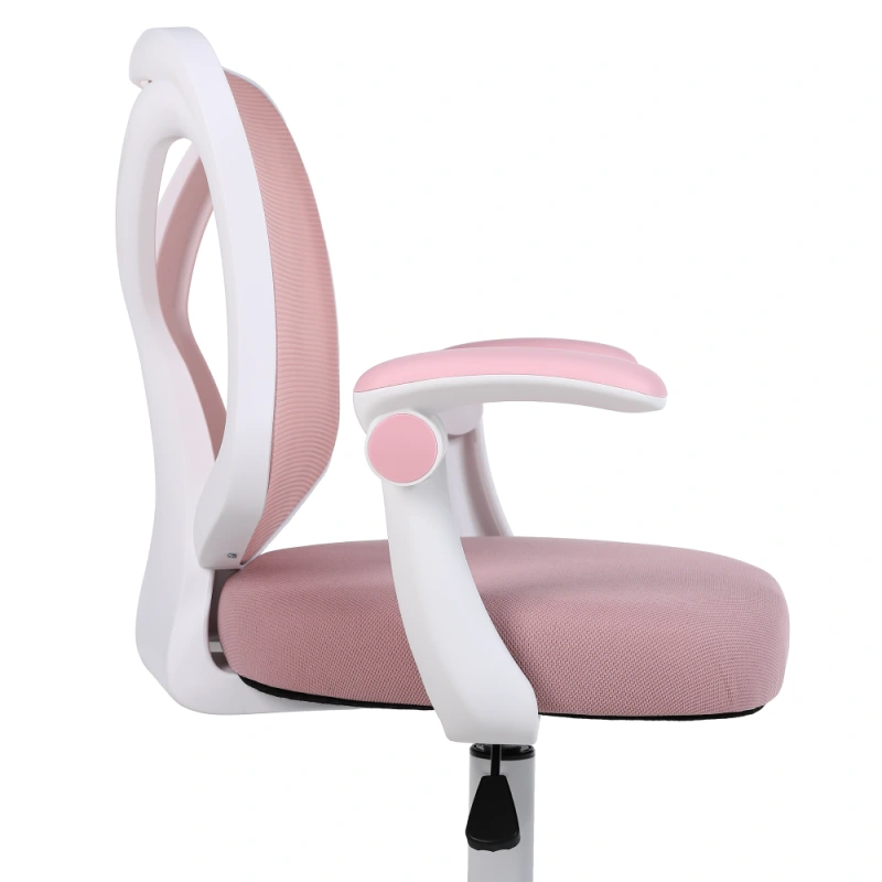 Kancelárske kreslo, ružová/biela, SOLARI 9