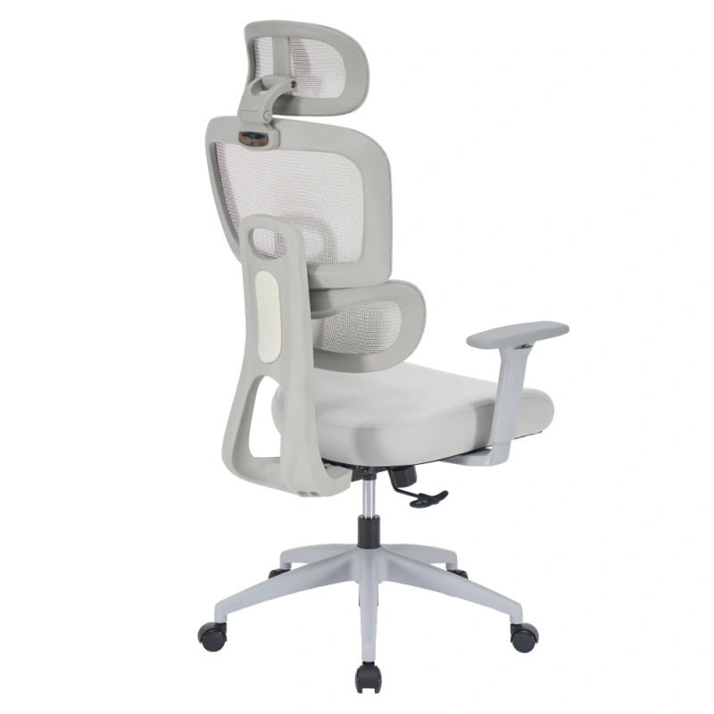 Kancelárske kreslo, svetlosivá/sivá, ERMEN 17