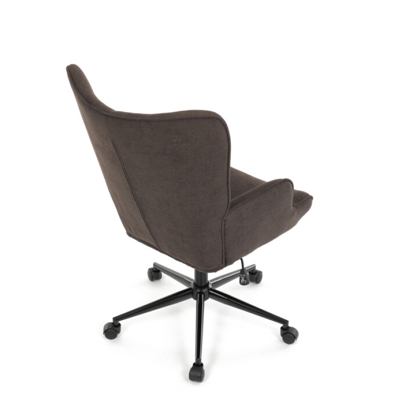 Kancelárske kreslo, hnedá, látka, AK-491 DBR2 6