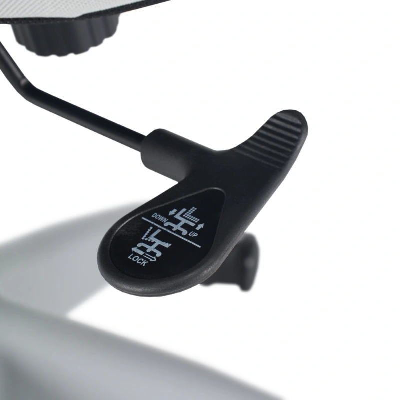 Kancelárske kreslo, svetlosivá/sivá, ERMEN 6