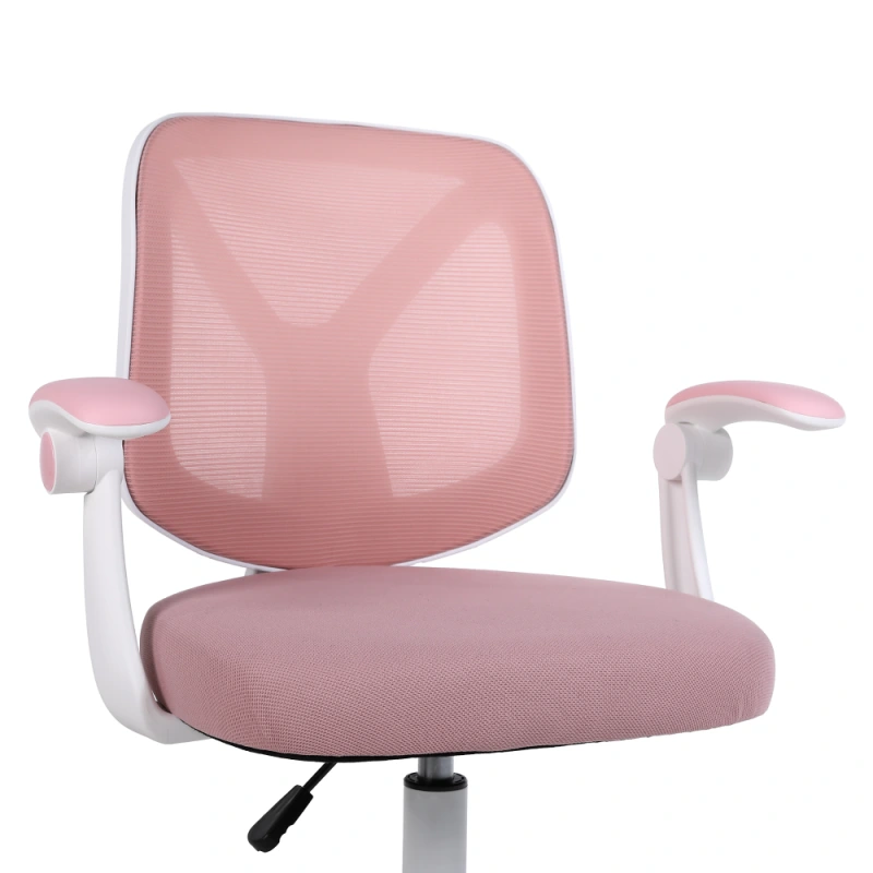 Kancelárske kreslo, ružová/biela, SOLARI 8