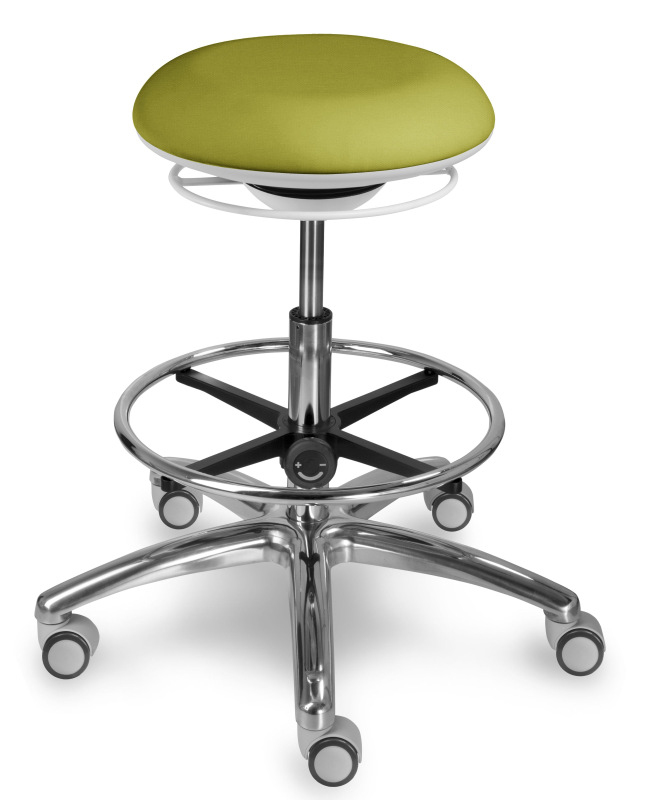 Balančná zdravotnícka stolička 1259 G DENT čalúnenie KOŽENKA Silvertex, Mediflex 18