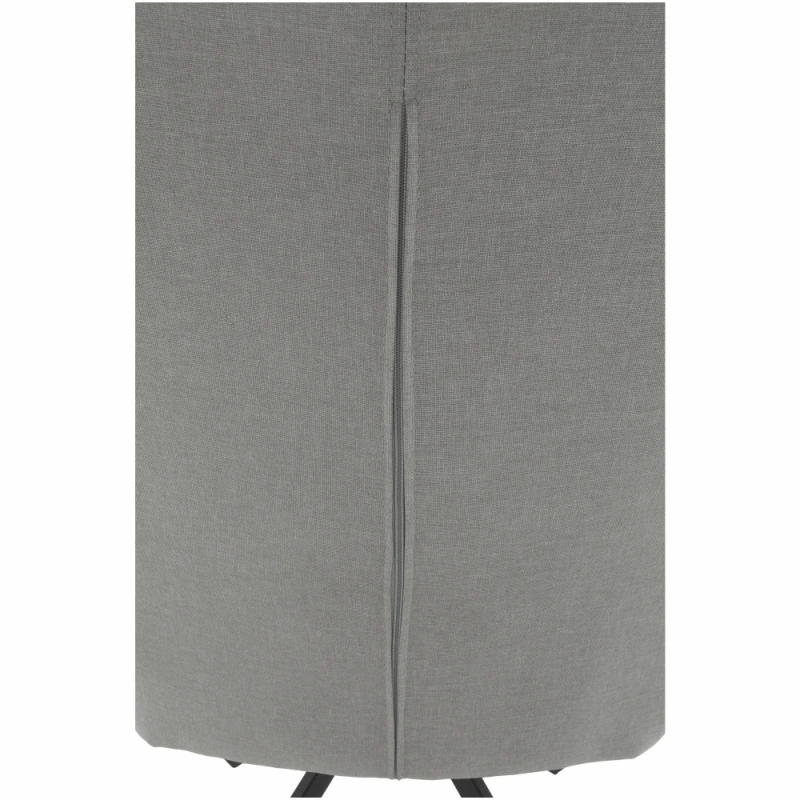 Dizajnové otočné kreslo, sivá/čierna, KOMODO 15