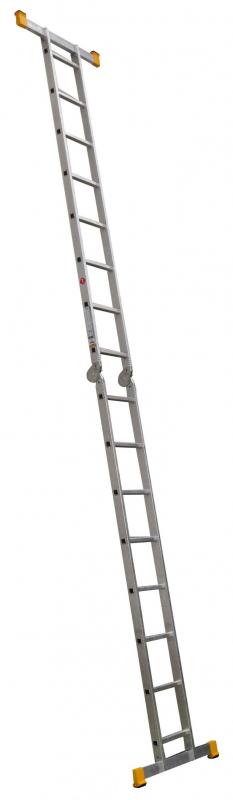 ALVE Rebrík hliníkový dvojdielny kĺbový 4204 PROFI PLUS FORTE