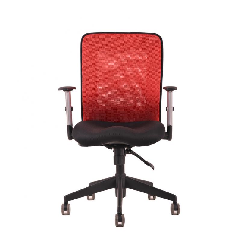 OFFICE PRO Kancelárska stolička CALYPSO červená