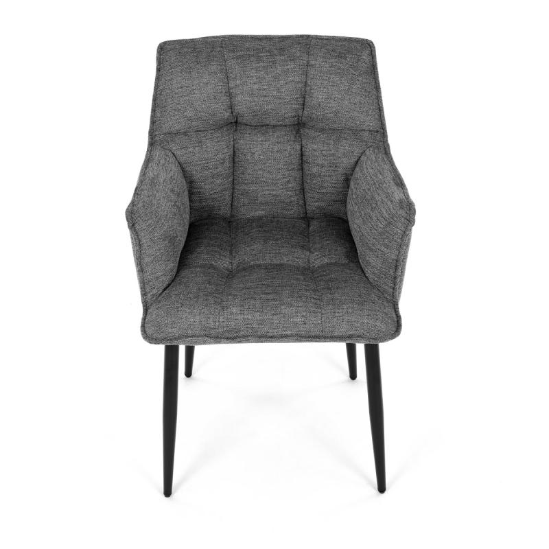 Jídelní židle, šedá, hladká látka, DCH-J2139 GREY2 7