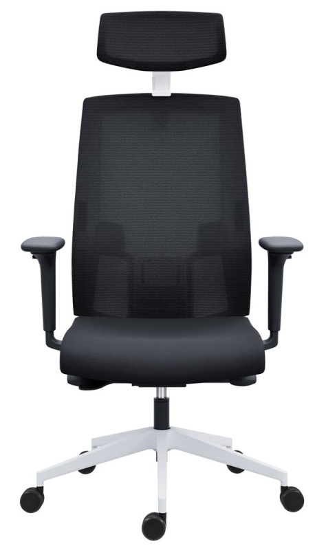 Kancelárska stolička 2900 SYN SL LAPEL BLACK WHITE čalúnenie BONDAI VISUAL 10
