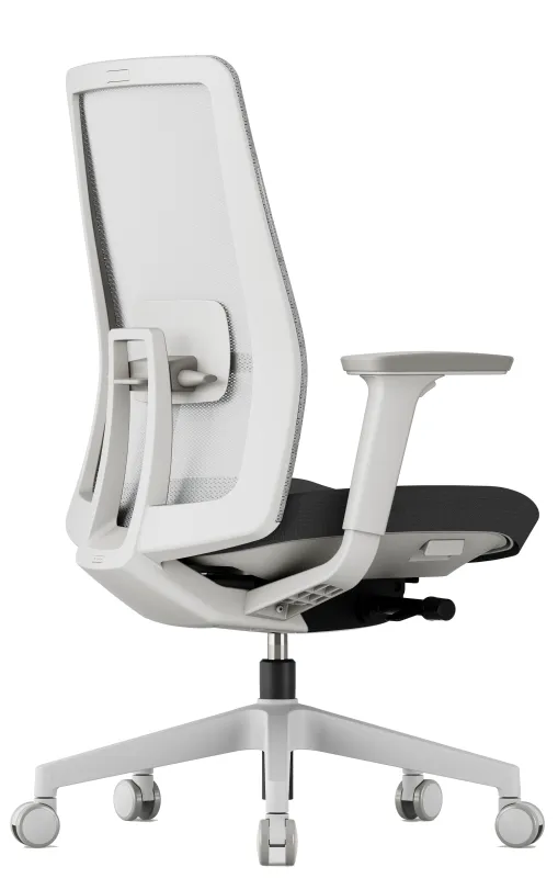 OFFICE PRO Kancelárska stolička K10 WHITE čierna