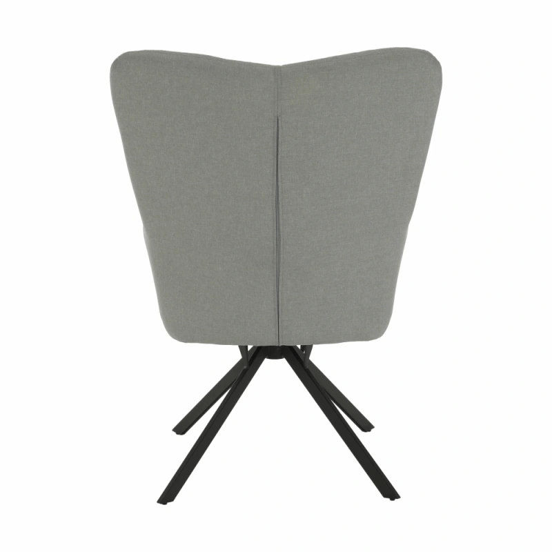 Dizajnové otočné kreslo, sivá/čierna, KOMODO 8