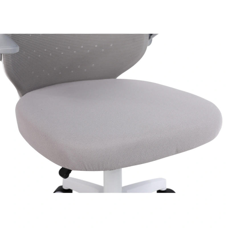 Kancelárske kreslo, sivá/biela, PASTURA 13