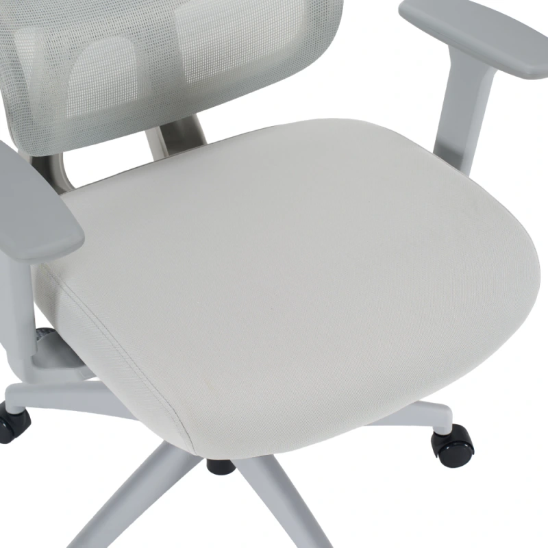 Kancelárske kreslo, svetlosivá/sivá, ERMEN 8