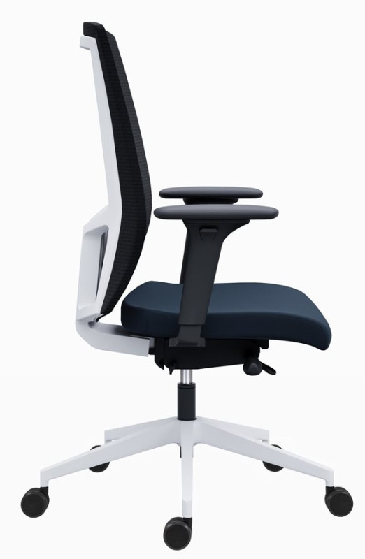 Kancelárska stolička 2900 SYN SL LAPEL BLACK WHITE čalúnenie BONDAI VISUAL 1