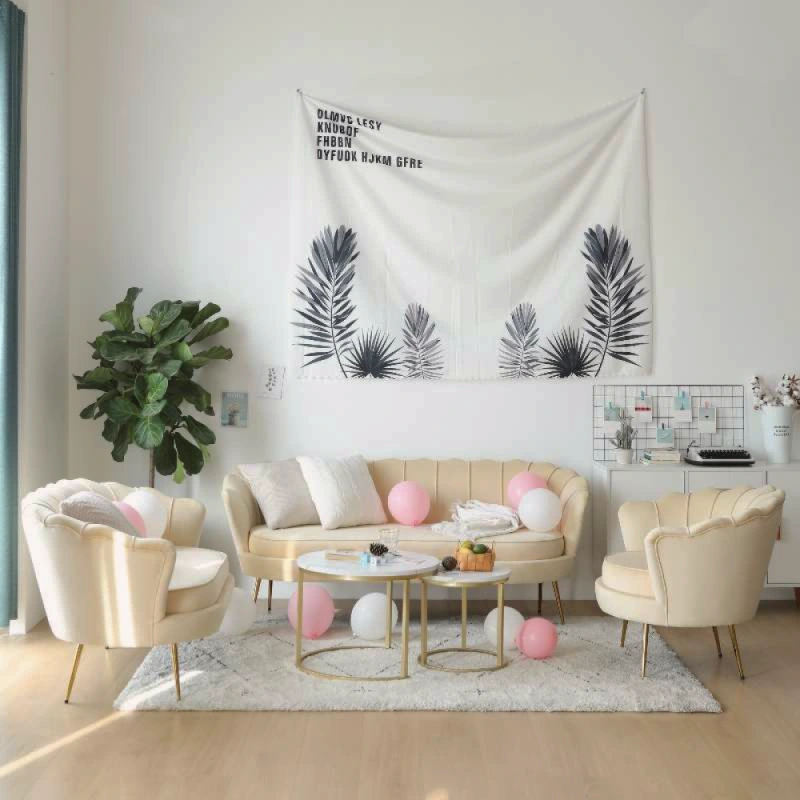 Kreslo v štýle Art-deco, béžová Velvet látka/gold chróm zlatý, NOBLEO 2