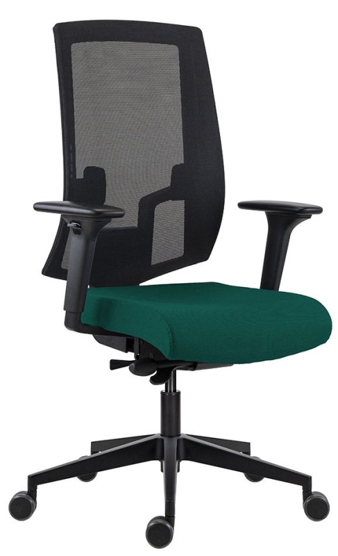 Kancelárska stolička 2900 SYN SL LAPEL BLACK WHITE čalúnenie OCEANIC ERA 9