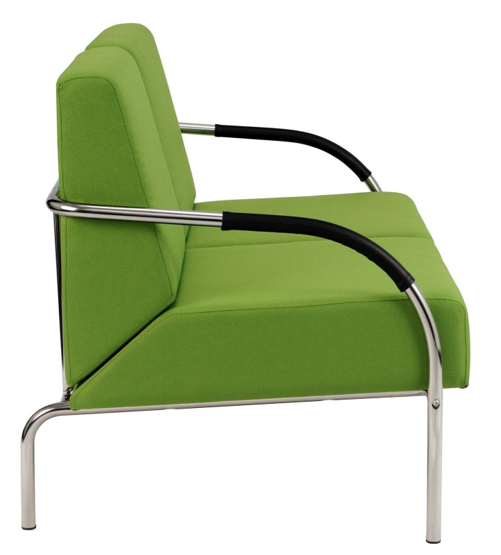 Kancelárska sedačka SALMA 2-sedák čalúnenie CURA, LUCKY 1