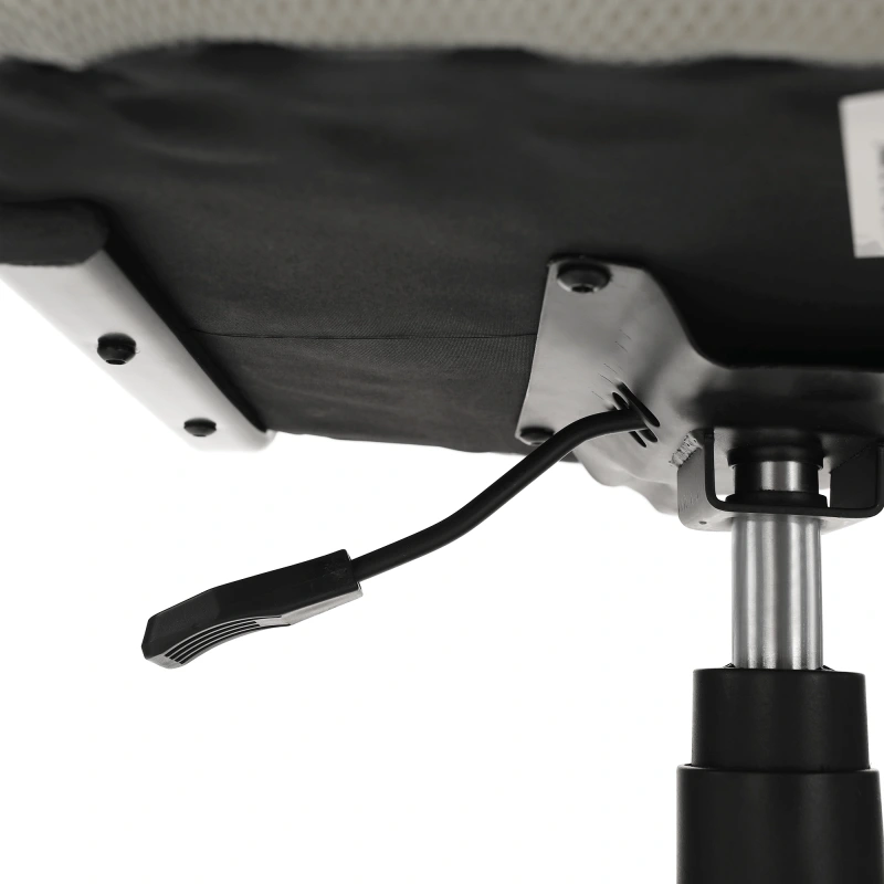 Otočná stolička, sivá/čierna, RAMIZA 6