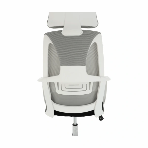 Kancelárske kreslo, sivá/čierna/biela, TAXIS 16