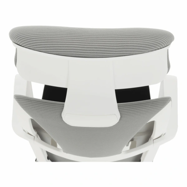 Kancelárske kreslo, sivá/čierna/biela, TAXIS 1