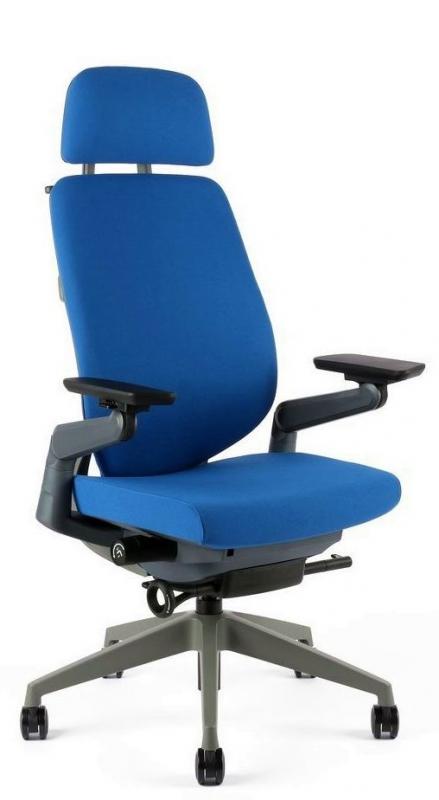 OFFICE PRO Manažérska kancelárska stolička KARME modrá