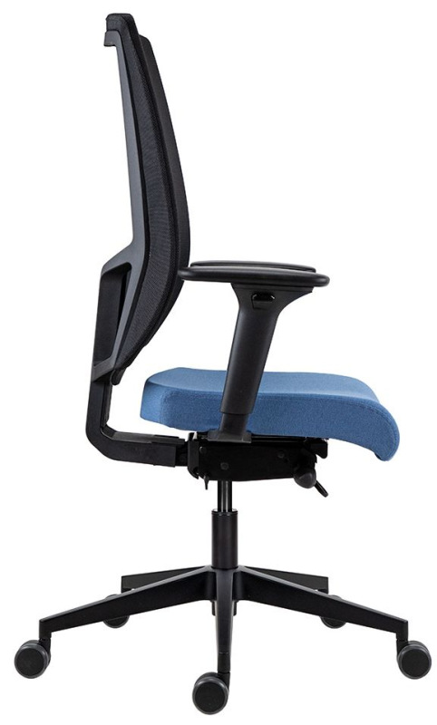 Kancelárska stolička 2900 SYN SL LAPEL BLACK WHITE čalúnenie DELUXE XTREME FOUR 13