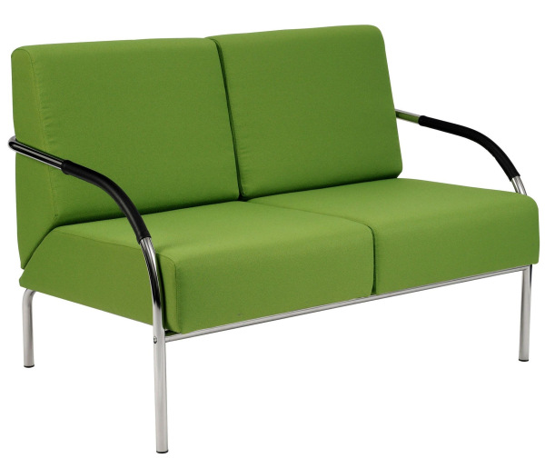 Kancelárska sedačka SALMA 2-sedák čalúnenie CURA, LUCKY 4