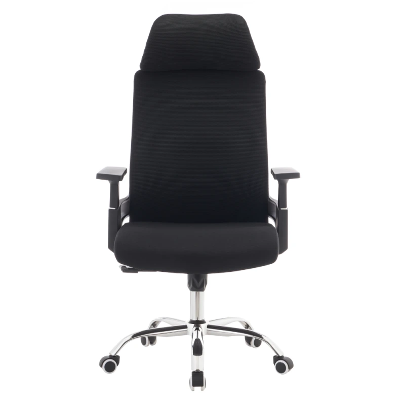Kancelárske kreslo, čierna/chróm, HOLGER 1