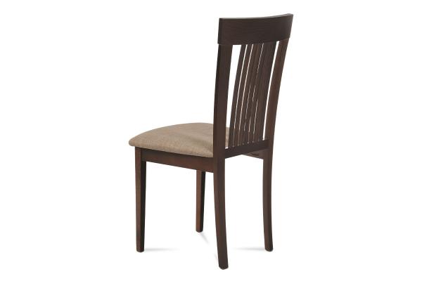 Jedálenská stolička BC-3940 WAL, orech/látka béžová