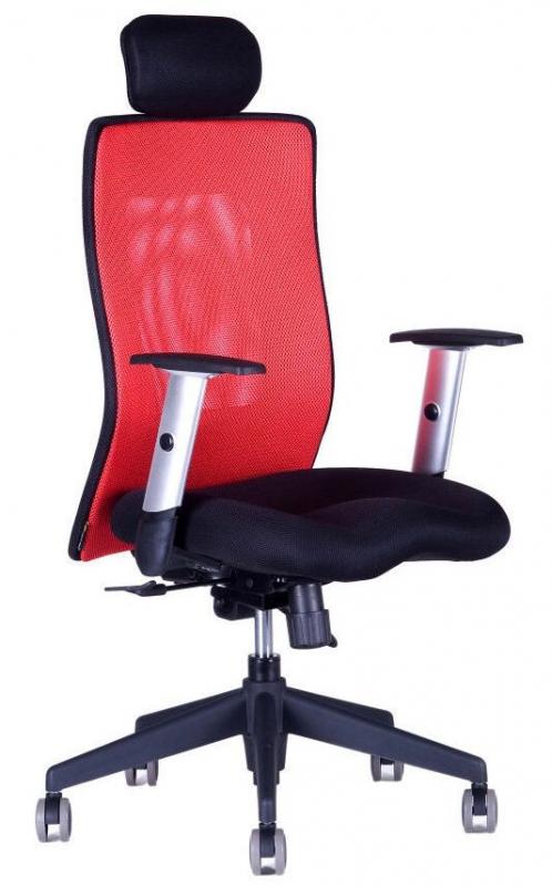 OFFICE PRO Kancelárska stolička CALYPSO XL SP4 červená