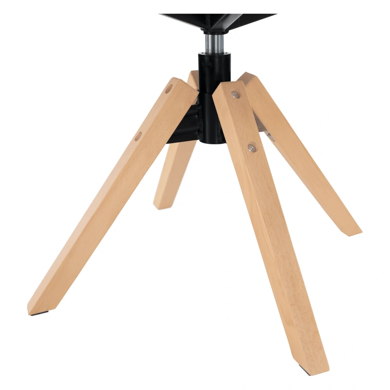 Otočné kreslo, velvet látka, sivohnedá taupe/buk, DALIO 11