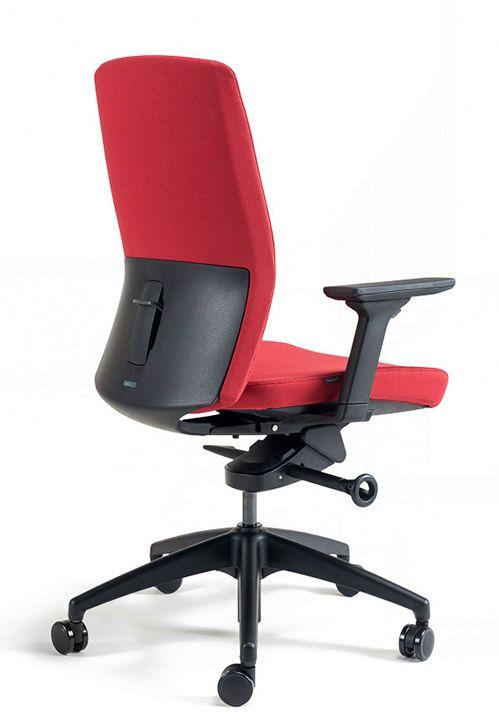 OFFICE PRO bestuhl Kancelárska stolička J2 BLACK BP červená
