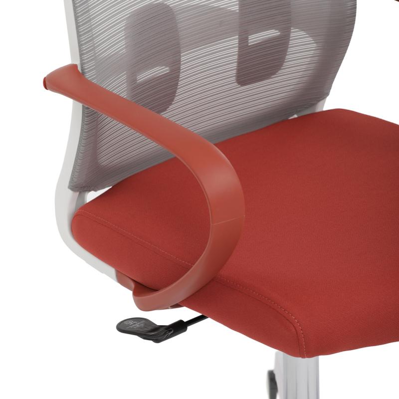 Kancelářská židle, houpací mechanismus, červená látka, KA-S425 RED 2