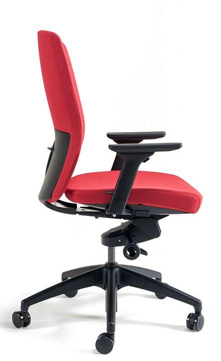 OFFICE PRO bestuhl Kancelárska stolička J2 BLACK BP červená