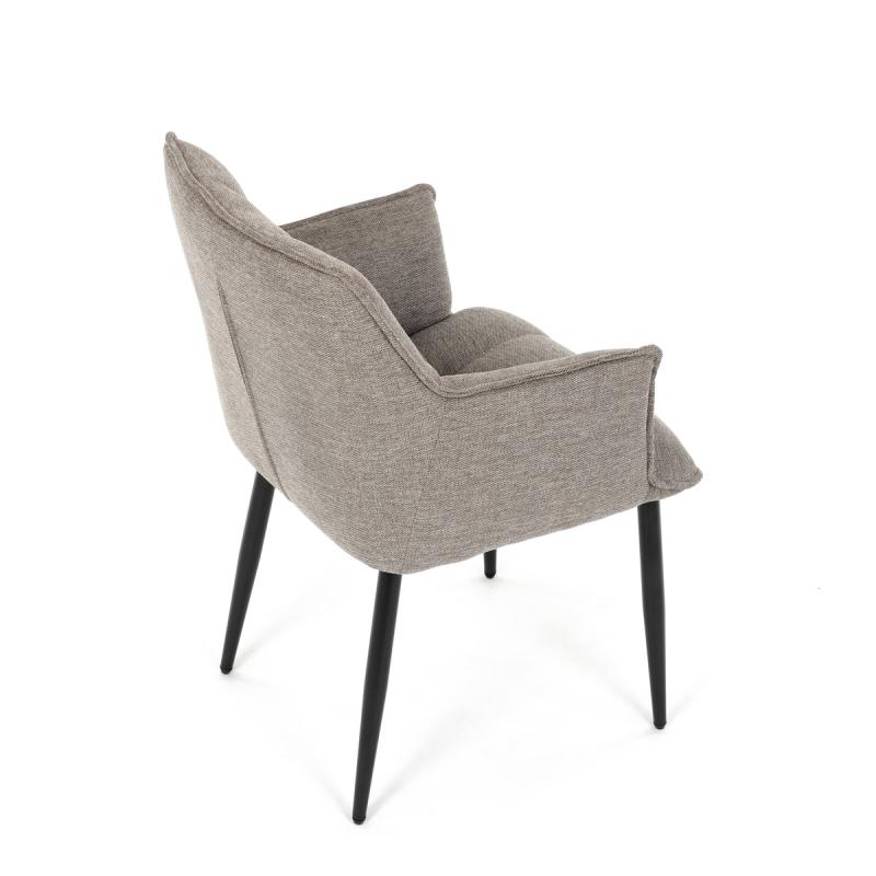 Jídelní židle, béžová, hladká látka, DCH-J2139 LAN2 11