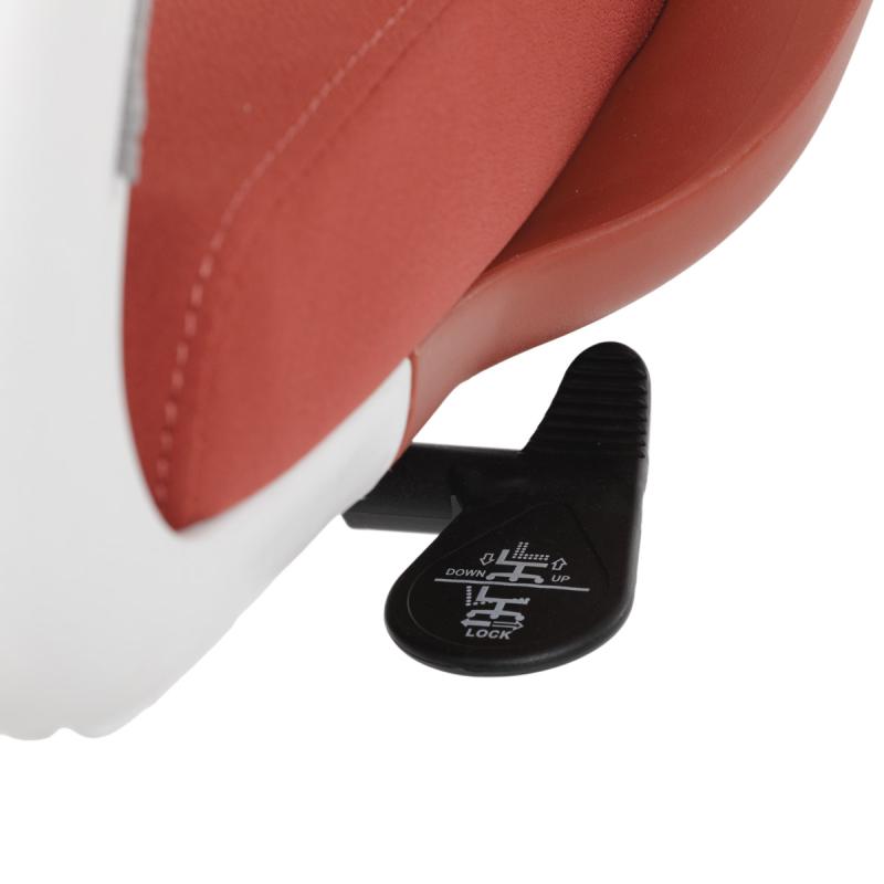 Kancelářská židle, houpací mechanismus, červená látka, KA-S425 RED 6
