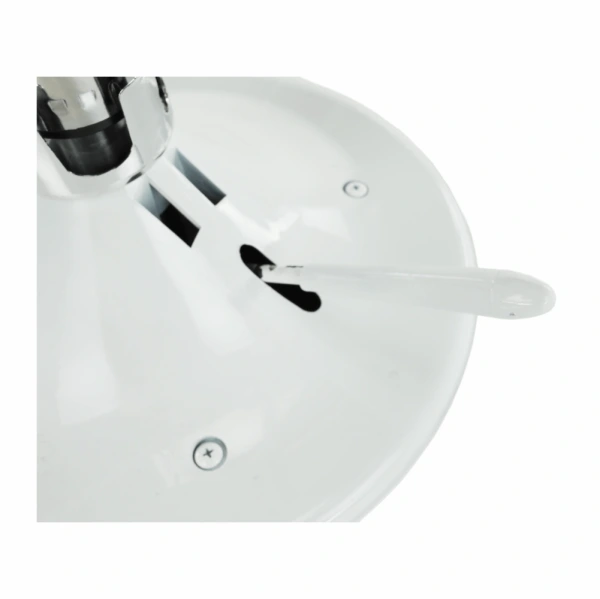 Stolička, biela/chróm, MABEL 4 NEW 2