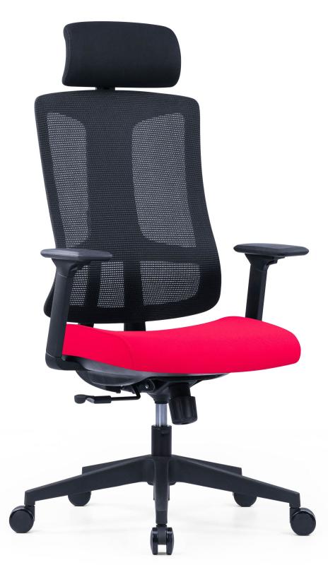 OFFICE PRO Kancelárska stolička SLIDE červená