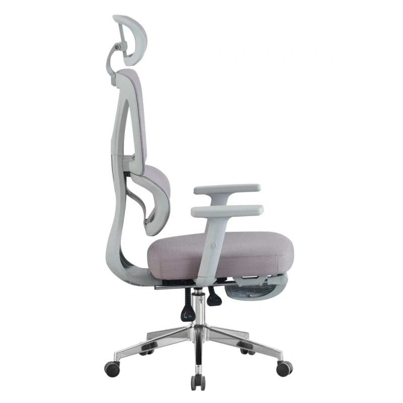 Kancelárske kreslo, sivá/chróm, DEMOS 2