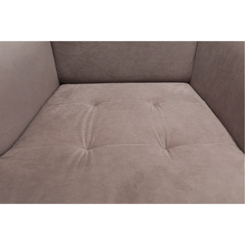 Kreslo ušiak, béžovosivá/buk, RUFINO 3 NEW 7