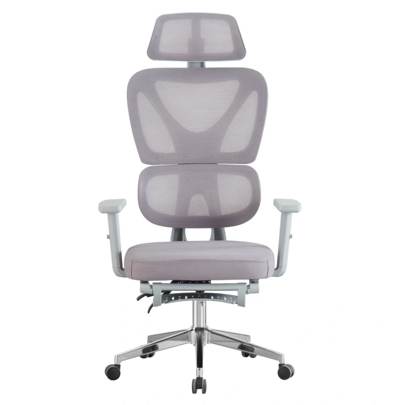 Kancelárske kreslo, sivá/chróm, DEMOS 1