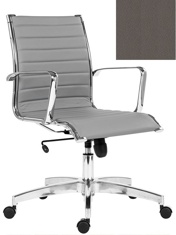 ANTARES Kancelárske kreslo 8850 KASE RIBBED LOW BACK čalúnenie BLOOM B015 koženka