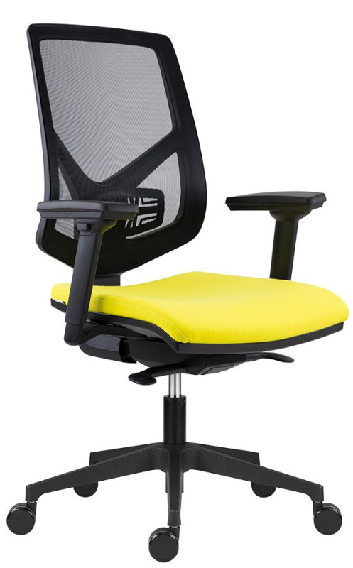 Kancelárska stolička 1750 SYN SL SKILL čalúnenie BLOOM MEDITAP koženka 15